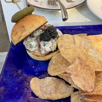 19 Raw - Lobster caviar slider and the best chips ever! - Seafood Near Me - Edgartown, Massachusetts