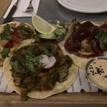 Teresa Carles - Taco combination - Vegetarian Near Me - Barcelona, B Teresa Carles - Taco combination - Vegetarian Near Me - Barcelona, B