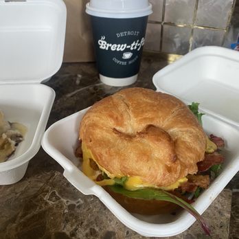 Detroit Brewtiful Coffee House - Bacon croissant - Coffee & Tea Near Me - Detroit, Michigan Detroit Brewtiful Coffee House - Bacon croissant - Coffee & Tea Near Me - Detroit, Michigan