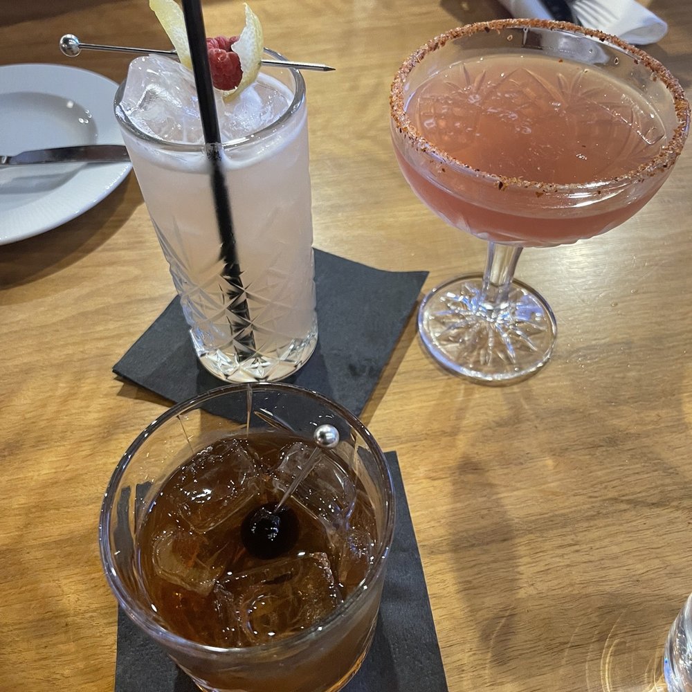Benchmark Restaurant - Manhattan, mezcal and Lavender Vodka - Steakhouses Near Me - Perrysburg, Ohio Benchmark Restaurant - Manhattan, mezcal and Lavender Vodka - Steakhouses Near Me - Perrysburg, Ohio