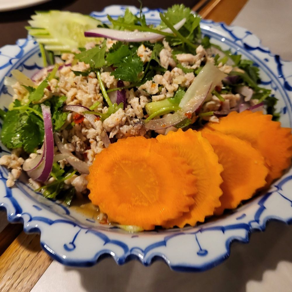 Thai Monkey - Chicken laab, so good and refreshing - Thai Near Me - Roanoke, Texas