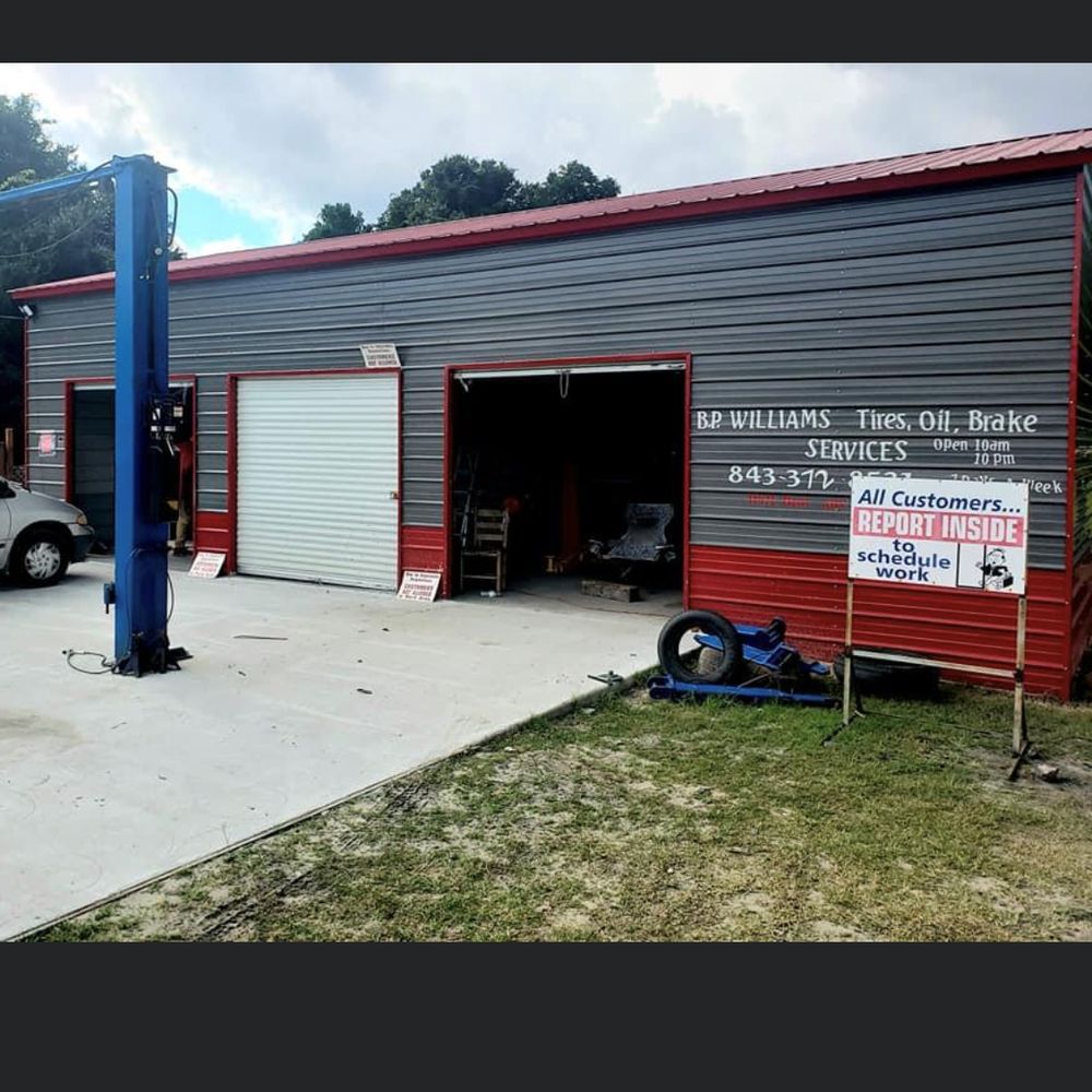 BP WILLIAMS TIRES & OIL SERVICE Tires 116 County Camp Rd, Kingstree