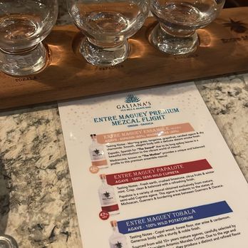 Galiana’s Tex Mex & Agave Bar - Mezcal Flight - Tex-Mex Near Me - Cypress, Texas