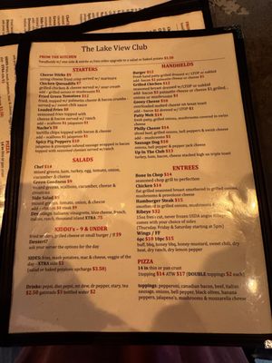 Menu photo 2 The Lake View Club Lake View, AL Menu photo 2 The Lake View Club Lake View, AL