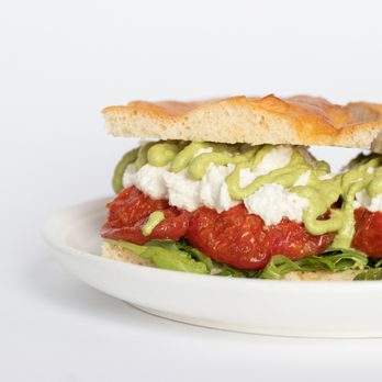 Make Out - a sandwich on a white plate - Vegan Near Me - Providence, Rhode Island
