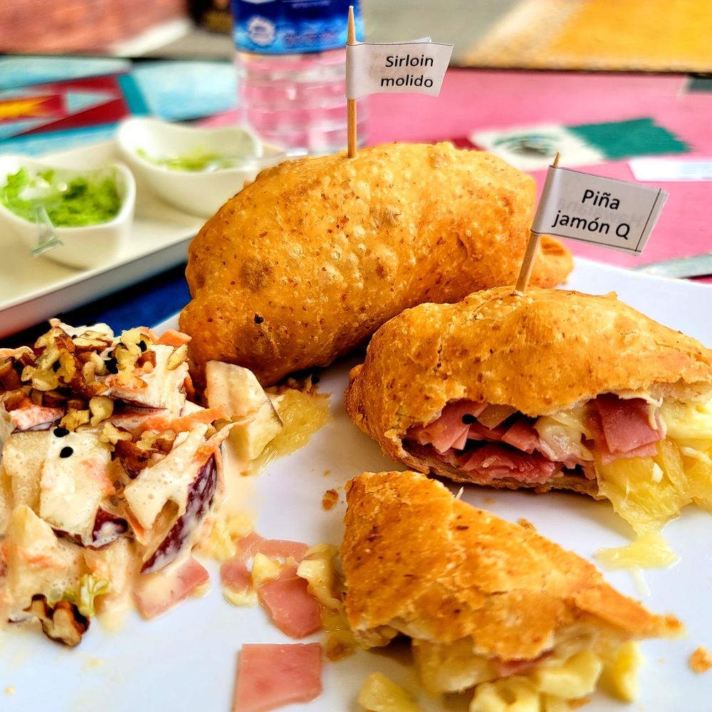Empanadas House - Ham & Cheese with pineapple about to go down! Coleslaw with apple and pecan! - Argentine Near Me - Puerto Vallarta, JAL Empanadas House - Ham & Cheese with pineapple about to go down! Coleslaw with apple and pecan! - Argentine Near Me - Puerto Vallarta, JAL