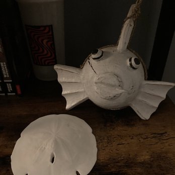 Shell Shack - Baby blowfish and pretty sand Dollar . The blowfish is crafted beautifully.. - Seafood Markets Near Me - Mexico Beach, Florida Shell Shack - Baby blowfish and pretty sand Dollar . The blowfish is crafted beautifully.. - Seafood Markets Near Me - Mexico Beach, Florida