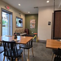 Takashi The Art Of Sushi - A view behind me toward the mainnentrance with 2 gender neutral restrooms