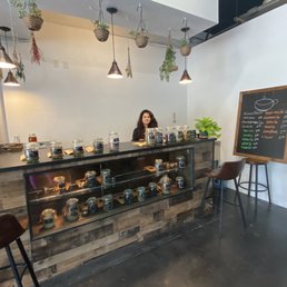 Owner, Sonia, and teas