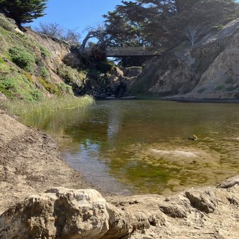 Pelican Point Beach - Mouth of Canada Verde Creek - Beaches Near Me - Half Moon Bay, California
