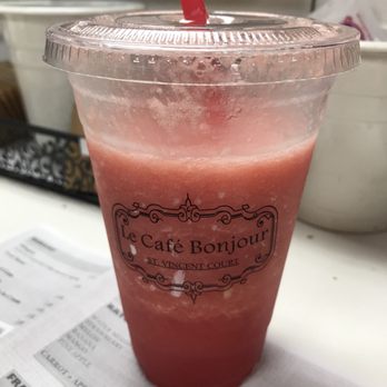 Le Cafe Bonjour - No sugar added watermelon juice. So refreshing! - Coffee & Tea Near Me - Los Angeles, California Le Cafe Bonjour - No sugar added watermelon juice. So refreshing! - Coffee & Tea Near Me - Los Angeles, California