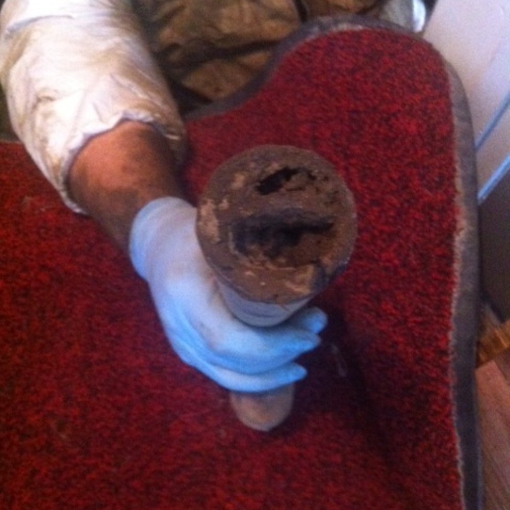 1st choice plumbing - Completely clogged pipe from years of rust build-up. - Plumbing Near Me - Chatsworth, California