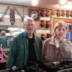 The Leather Works - These are friends of The Leather Works. Don and Sylvia Ringstom.  Retired artist from the community.