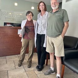 Coast Hearing and Balance Center - Dr. Cody, Sarah Nunns, and myself.