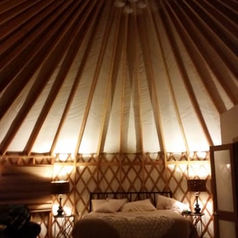 Savage River Lodge - Inside the yurt. - Vegetarian Near Me - Frostburg, Maryland Savage River Lodge - Inside the yurt. - Vegetarian Near Me - Frostburg, Maryland