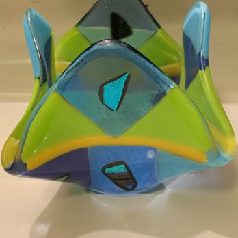 Fire Glass Studio - Colorful drape - Art Classes Near Me - Canoga Park, California