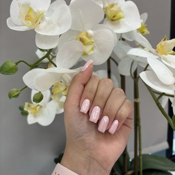 Nail Bar Studio - Hard gel with chrome color 601 DND - Nail Salons Near Me - Glendale, California