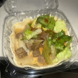 Baja's Restaurant - Glastonbury - So this is how my steak taco came.  I'm a lil disappointed
