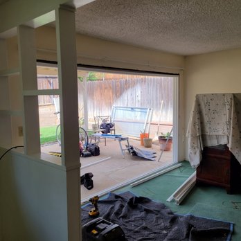 Andes Windows & Doors - Patio Slider - During - Windows Installation Near Me - Norco, California