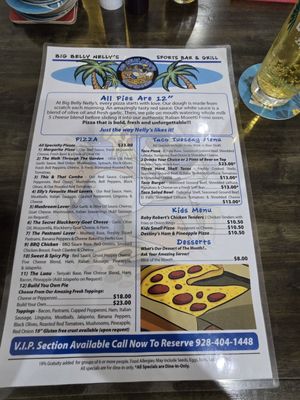 Menu photo 5 Big Belly Nelly's Bullhead City, AZ