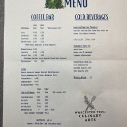 The Pines Cafe Beverage Menu