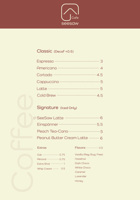 Menu photo 8 Cafe SeeSaw Suwanee, GA Menu photo 8 Cafe SeeSaw Suwanee, GA