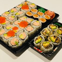Yoyogi Sushi - California rolls, spicy tuna rolls, and eel avocado rolls