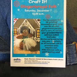 Sierra Madre Public Library - Neat Holiday Themed Event