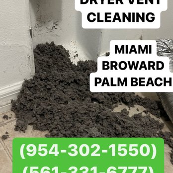 Air Duct Specialists - Dryer Vent Cleaning
Guaranteed Results
(954-302-1550) - Heating & Air Conditioning/HVAC Near Me