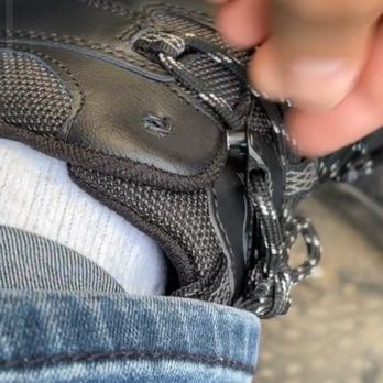 SKECHERS Factory Outlet - Absolutely ridiculous that the hook for the shoelaces has completely came out of place on the first day he is wearing his new work boots. - Shoe Stores Near Me - Camarillo, California SKECHERS Factory Outlet - Absolutely ridiculous that the hook for the shoelaces has completely came out of place on the first day he is wearing his new work boots. - Shoe Stores Near Me - Camarillo, California
