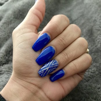 Linhs Nails - Dipped nails, coffin shape - Skin Care Near Me - College Station, Texas
