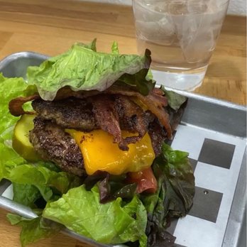 Frank's Burgers - Keto Friendly- SmokeHouse Burger (Double Patty) - Burgers Near Me - Wheaton, Maryland Frank's Burgers - Keto Friendly- SmokeHouse Burger (Double Patty) - Burgers Near Me - Wheaton, Maryland