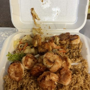 Nori Hibachi - Teriyaki shrimp fried rice w/vegetables - Japanese Near Me - Snellville, Georgia Nori Hibachi - Teriyaki shrimp fried rice w/vegetables - Japanese Near Me - Snellville, Georgia