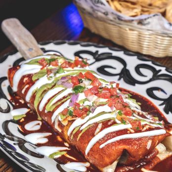 Kalaveras - Klassic Wet Burrito (Asada & Red Sauce). - Breakfast & Brunch Near Me - Newport Beach, California Kalaveras - Klassic Wet Burrito (Asada & Red Sauce). - Breakfast & Brunch Near Me - Newport Beach, California