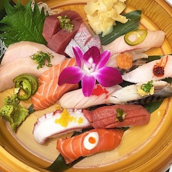 Kusshi - Nigiri 8 and 8 Sushi and Sashimi Sampler - Sushi Bars Near Me - Arlington, Virginia