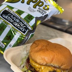 Three Pickles Subs and Sandwiches - Friday lunch special $8.95 - burger only - the smitty special