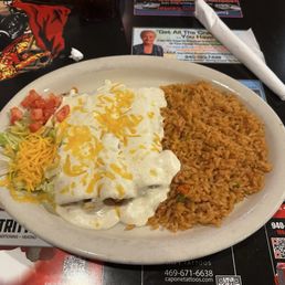 Chicken enchiladas