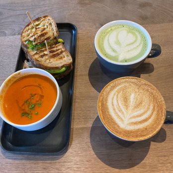 The Press - Matcha Latte, Gingerbread Latte, & Avocado Triple Cheese Panini with Tomato Soup - Coffee & Tea Near Me - Livermore, California The Press - Matcha Latte, Gingerbread Latte, & Avocado Triple Cheese Panini with Tomato Soup - Coffee & Tea Near Me - Livermore, California