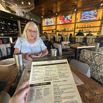 Mochilero Kitchen - Here's the menu and a wide angle of inside - Mexican Near Me - Scottsdale, Arizona