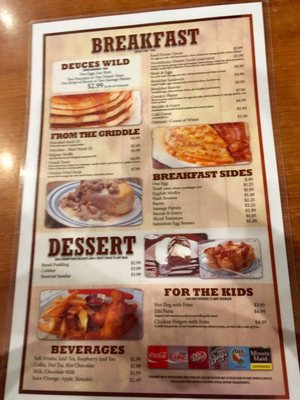 Menu photo 8 Moonshiners Pahrump, NV