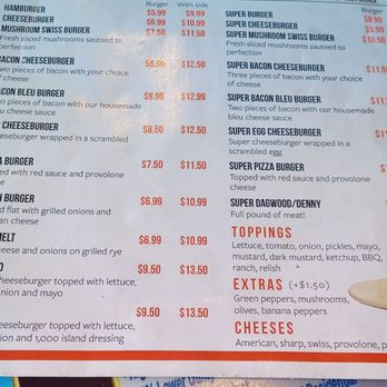 Burger Hut 2 - Menu - Burgers Near Me - Butler, Pennsylvania