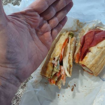 Potbelly - Certainly not 8" and certainly not worth the cost. - Salad Near Me - Phoenix, Arizona Potbelly - Certainly not 8" and certainly not worth the cost. - Salad Near Me - Phoenix, Arizona