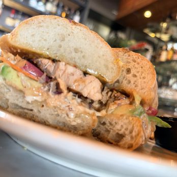 In The Wood - Salmon Sandwich - Gastropubs Near Me - Berkeley, California