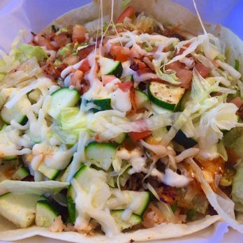 El Coyote - A very good, unique taco salad (with Carne Asada, $8.50). - Food Trucks Near Me - Sonoma, California