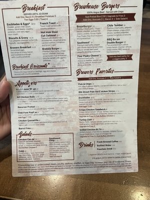Menu photo 7 Four Peaks Brewing Company Phoenix, AZ