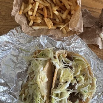My Taco - (2) Ground Beef Tacos & French Fry Side - Mexican Near Me - Frankfort, Illinois