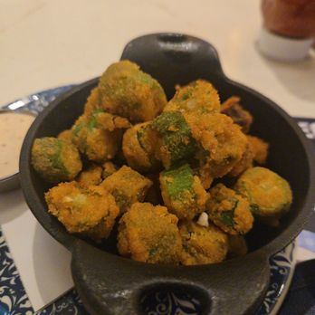 Tupelo Honey Southern Kitchen & Bar - Fried Okra - New American Near Me - Huntsville, Alabama Tupelo Honey Southern Kitchen & Bar - Fried Okra - New American Near Me - Huntsville, Alabama