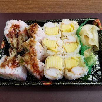 Yahao Asian Cuisine - Two rolls, shrimp tempura and shrimp mango. - Sushi Bars Near Me - Great Neck, New York Yahao Asian Cuisine - Two rolls, shrimp tempura and shrimp mango. - Sushi Bars Near Me - Great Neck, New York