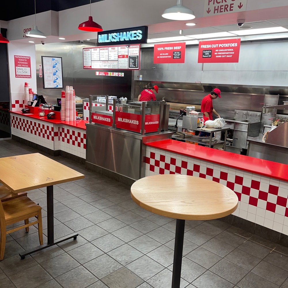the inside of a fast food restaurant the inside of a fast food restaurant