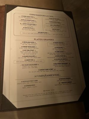 Menu photo 6 Amaya Modern Mexican Las Vegas, NV